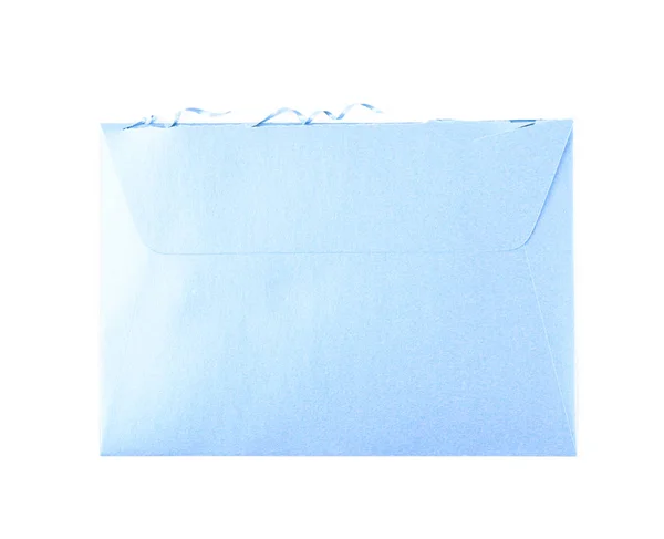 Cut open paper envelope isolated