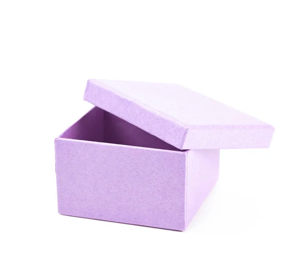 Papper presentbox isolerade — Stockfoto