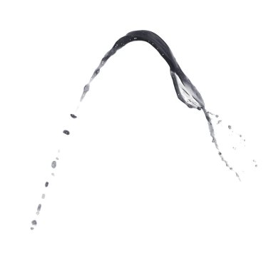 Hareket sıvı sıçrama izole