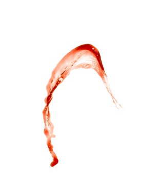 Hareket sıvı sıçrama izole