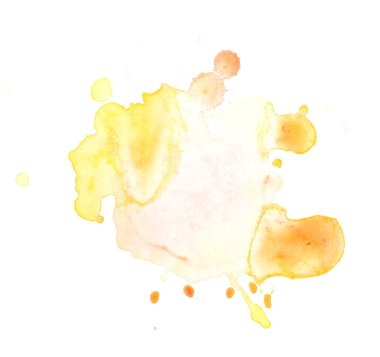 Sulu boya damla leke izole