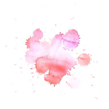 Sulu boya damla leke izole