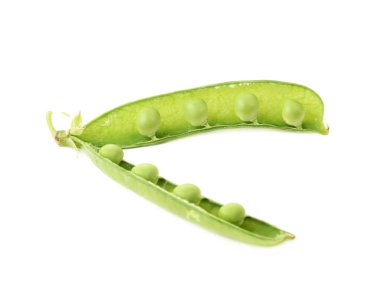 Yeşil bezelye izole fasulye