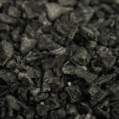 Siyah tuz ile kaplı yüzey