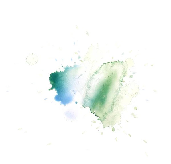 Watercolor drop stain isolated — Stock Photo, Image