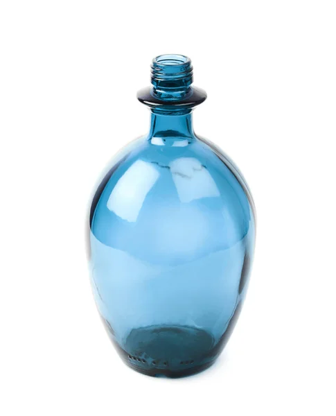 Кольорова скляна пляшка ізольована — стокове фото