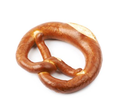 İzole tuzlu Bavyera simit