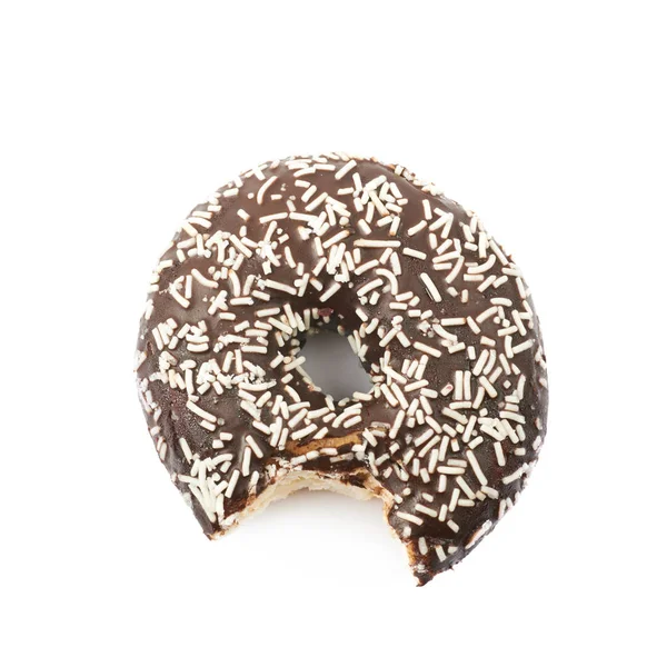 Enkele geglazuurde donut geïsoleerd — Stockfoto