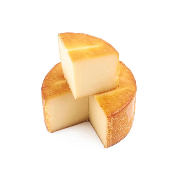 Roue de fromage isolé — Photo