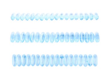Hat izole birden çok softgel hap