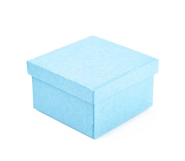 İzole kağıt hediye kutusu