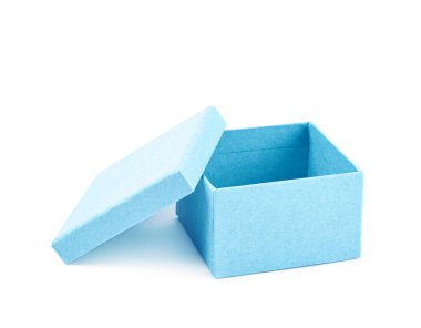 İzole kağıt hediye kutusu