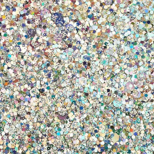 İle renkli payetler kaplı yüzey — Stok fotoğraf