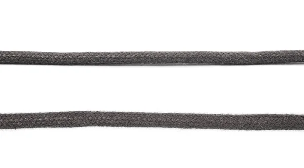 Фрагмент шнурка ізольований — стокове фото