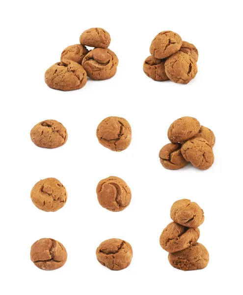 Ginger cookie isolated — Stock Photo, Image