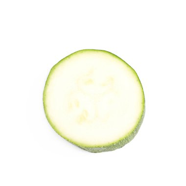 Yeşil kabak dilim izole