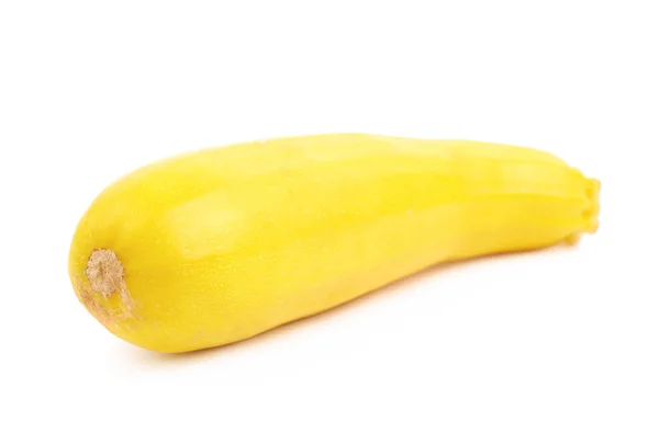 Gele courgette plantaardige geïsoleerd — Stockfoto