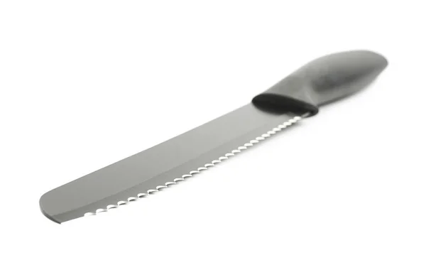 Black metal and plastic knife — Stock Photo, Image