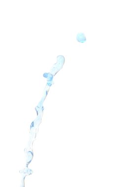 Hareket sıvı sıçrama izole