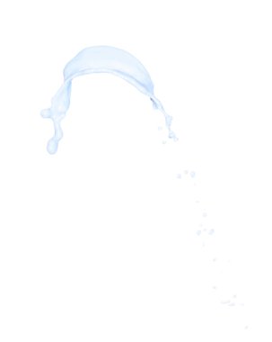 Hareket sıvı sıçrama izole