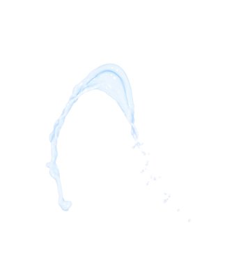 Hareket sıvı sıçrama izole