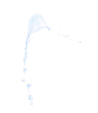 Hareket sıvı sıçrama izole