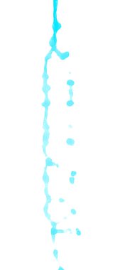 Hareket sıvı sıçrama izole