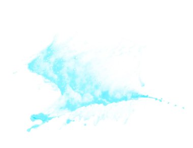 Hareket sıvı sıçrama izole