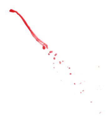 Hareket sıvı sıçrama izole