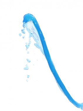 Hareket sıvı sıçrama izole