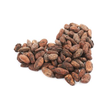 Kakao çekirdekleri izole kalp şekli yapılır