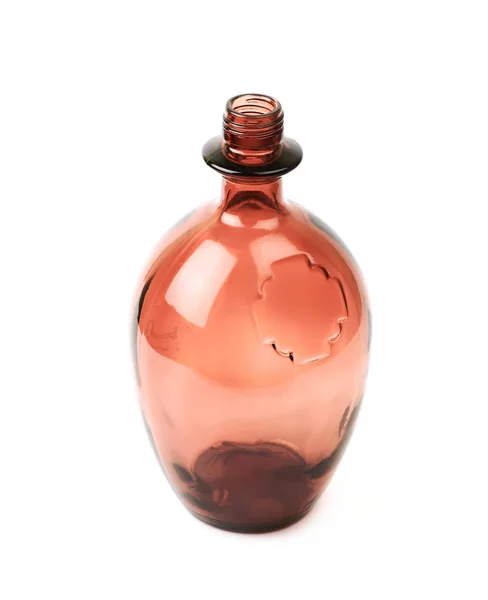 İzole renkli cam şişe — Stok fotoğraf