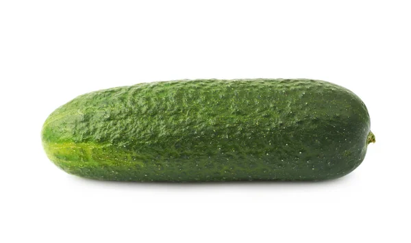 Fresh green cucumber isolated Royalty Free Stock Photos