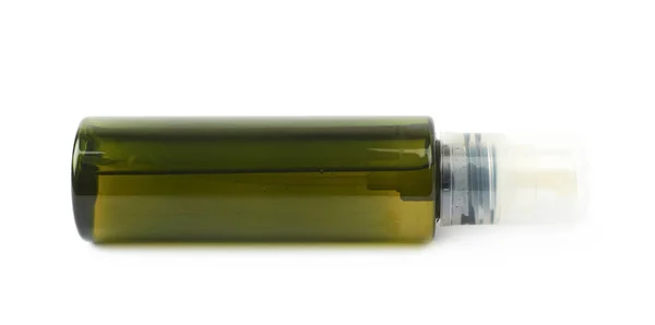 绿色按摩油瓶隔离 — 图库照片