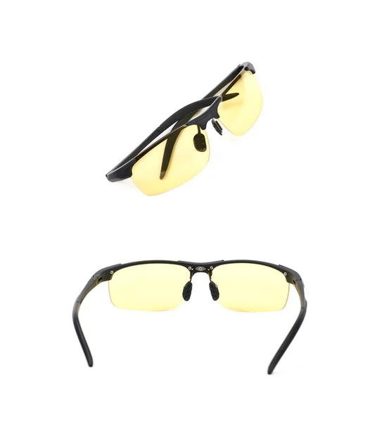 Coppia di occhiali ombra isolati — Foto Stock
