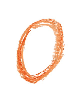 İzole el çizilmiş sayı simgesi