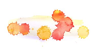 Sulu boya damla leke izole