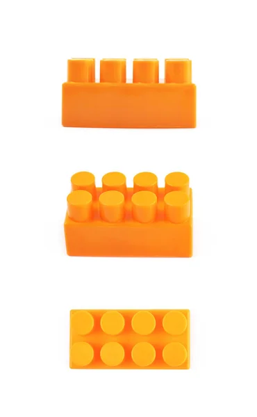 Single toy construction block isolated — Stock Photo, Image