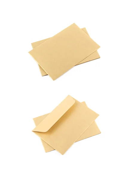 Σωρός από χαρτί φάκελοι απομονωμένες — Φωτογραφία Αρχείου