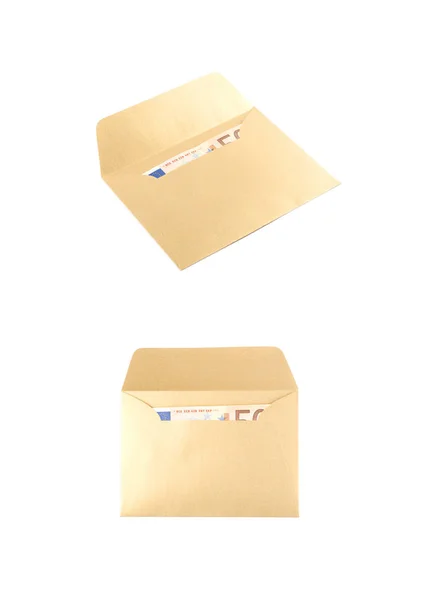 고립 된 열된 종이 봉투 — 스톡 사진