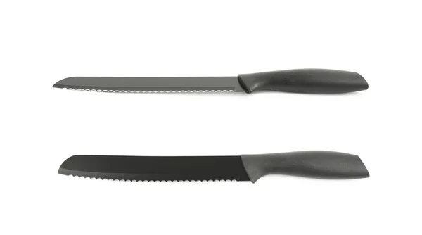 Fekete fém és műanyag kés — Stock Fotó