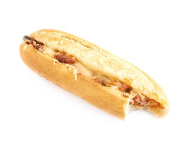 Pizza Topingler pasta çörek izole