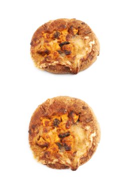 Mini pizza pasta izole