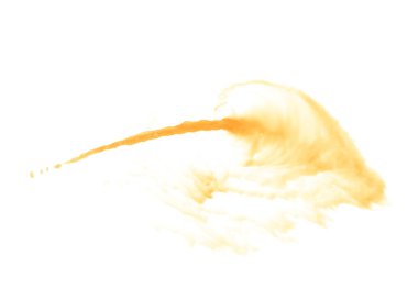 Hareket sıvı sıçrama izole