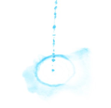 Hareket sıvı sıçrama izole