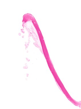 Hareket sıvı sıçrama izole