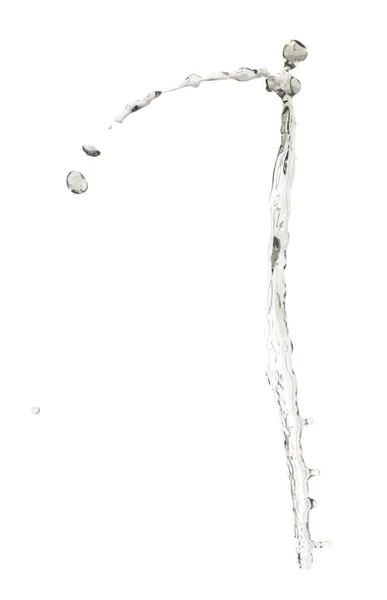 Salpicadura de líquido en movimiento aislado — Foto de Stock
