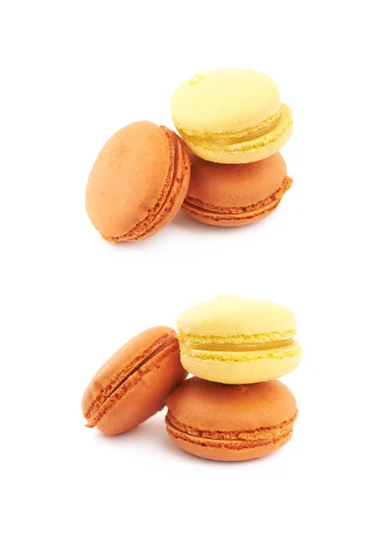 Macaroons composition isolated — Stock Photo, Image