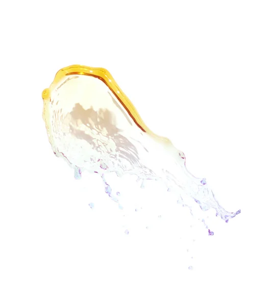 液体飞溅的运动隔离 — 图库照片