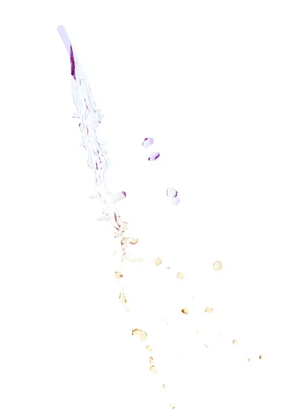 Splash of liquid in motion isolated — Stock Photo, Image